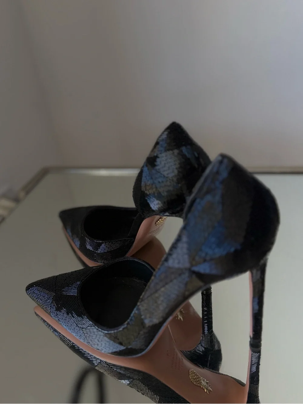 Worn once Aquazzura La Nuit 105 40 $2,295